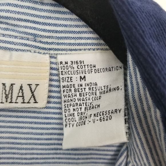 Vintage Casey & Max 90s Autumn Fall Pumpkin Scarecrow Button Down Corduroy Top - Picture 7 of 7